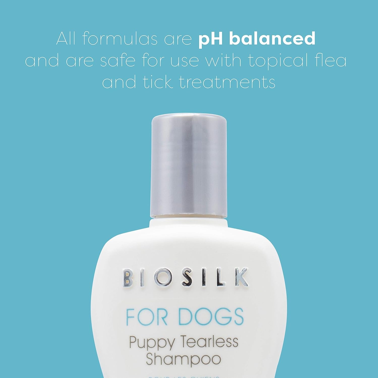 for Dogs Puppy Tearless Shampoo, 12 Fl Oz | Paraben- and Sulfate-Free Formula with Silk Proteins Cleans and Conditions Puppy Coats