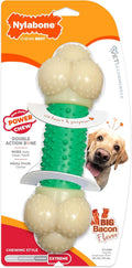Power Chew Double Action Barbell Bone Dog Chew Toy, X-Large | Durable Dog Toy for Large Dog Breeds 50+ Lbs, Teeth-Cleaning Textures, Long Lasting, Discourages Destructive Chewing